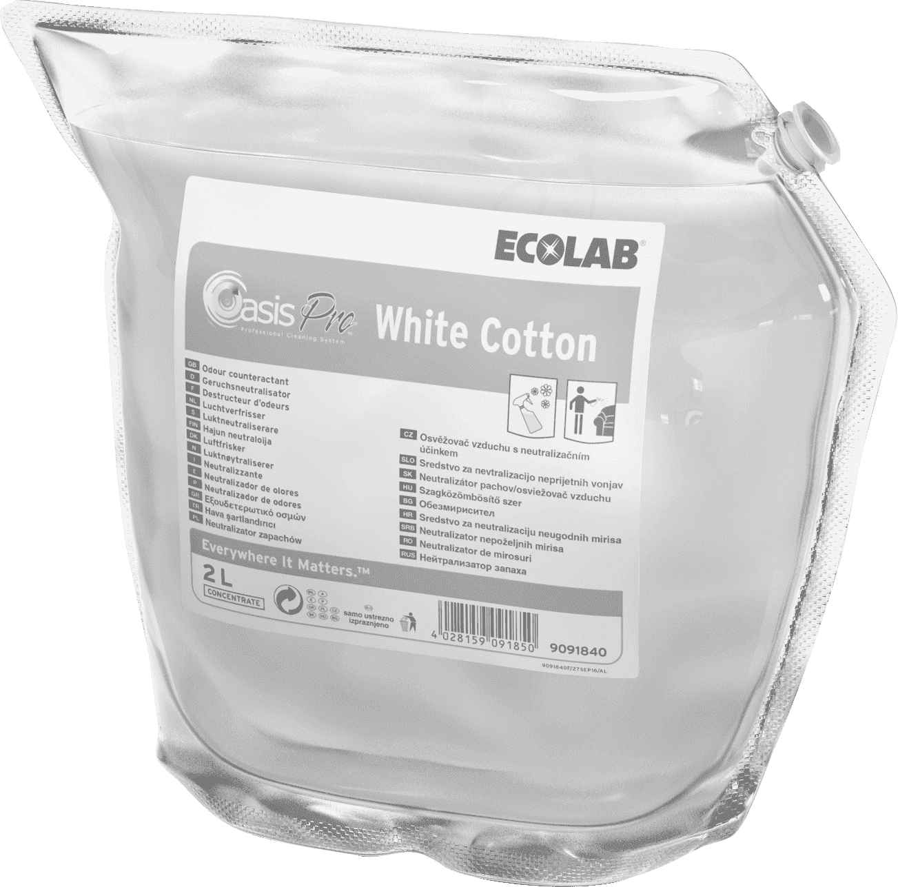 Oasis Pro White Cotton  средство для дезодорации помещений, Клингард  0