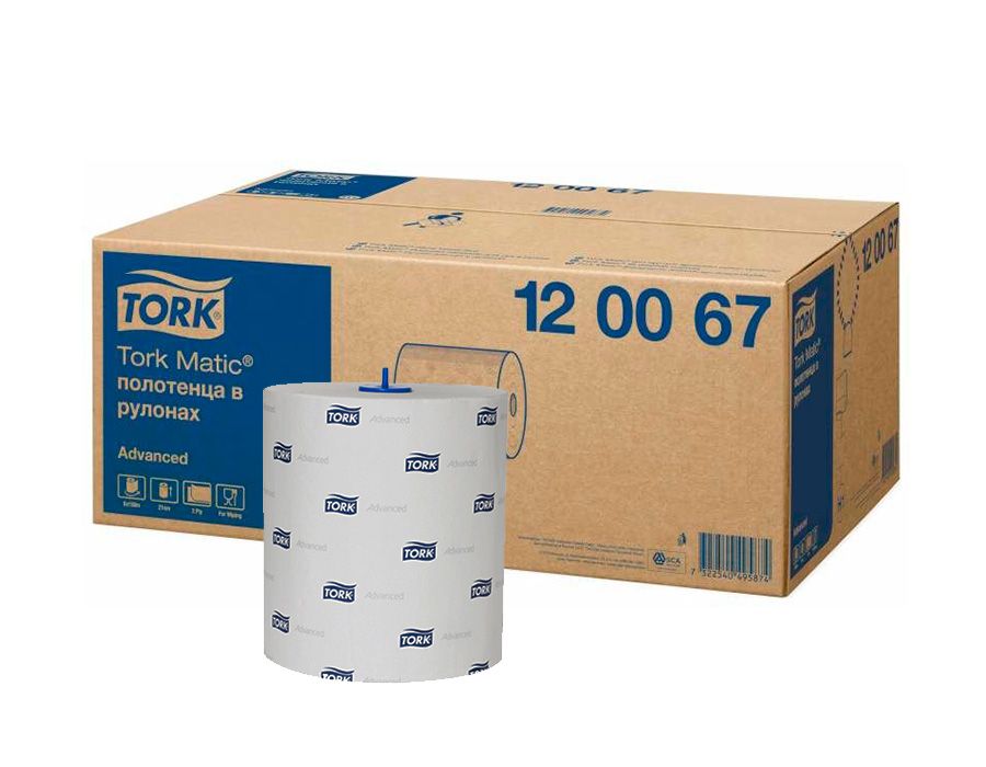Бумажные полотенца в рулонах Tork Matic® Advanced, Клингард 0