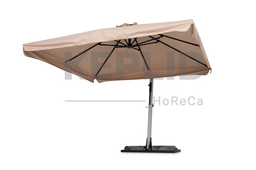 Зонт для кафе на стальной боковой опоре 3х3м, Кеплид 0
