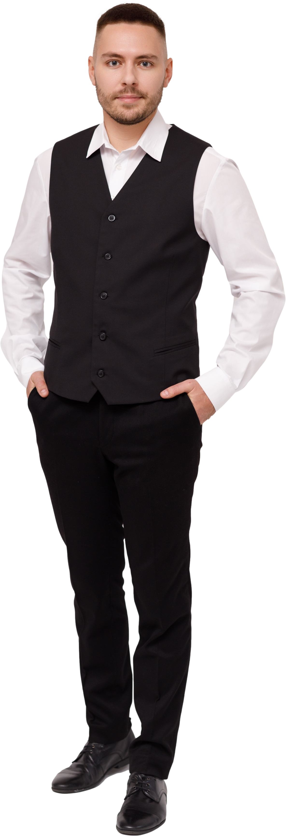 Трикотажный комплект для администратора CHICAGO - пиджак / брюки, мужской. 