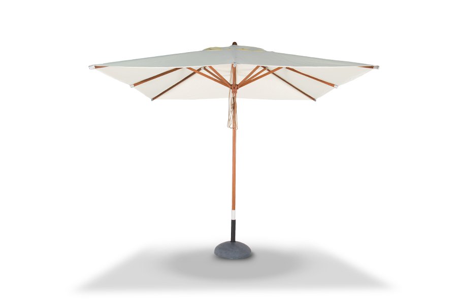 Зонт для кафе на центральной деревянной опоре 3х3м, Кеплид 0