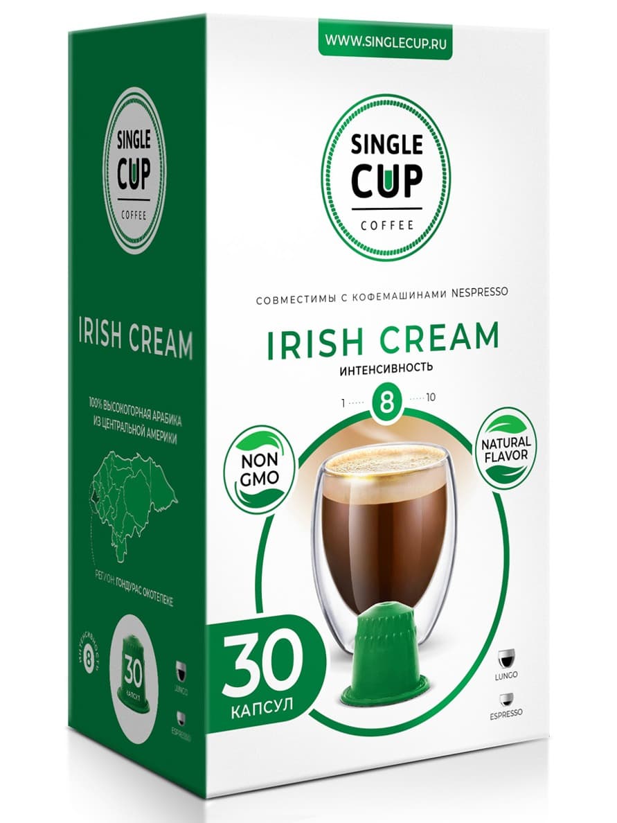 Кофе для кофеен набор Irish Cream, Single Cup Coffee  0