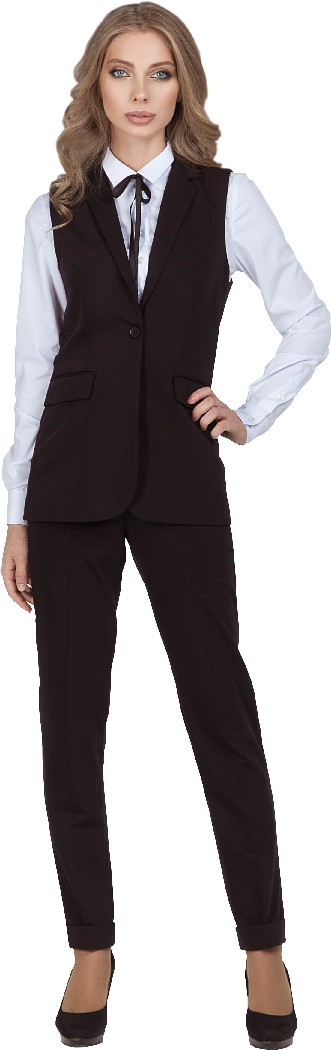 Комплект для администратора VISHERA - удлиненная жилетка / брюки, женский. 