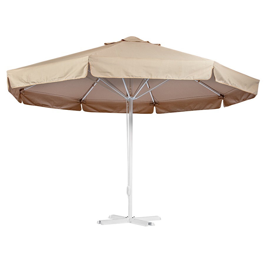 Зонт с центральной опорой d 3,5 м СТАНДАРТ 60 круглый (Ткань Oxford 600D), бежевый