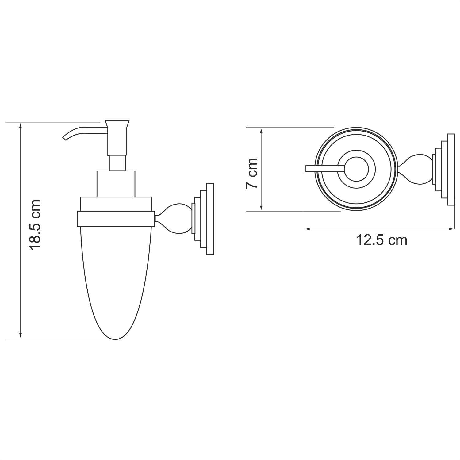 Ammer K-7099 Дозатор для жидкого мыла 1