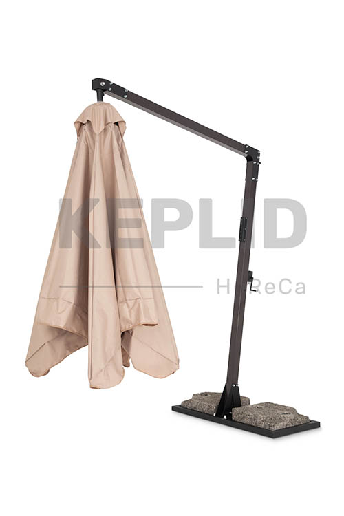 Зонт для ресторана на алюминиевой боковой опоре 3х3м, Кеплид