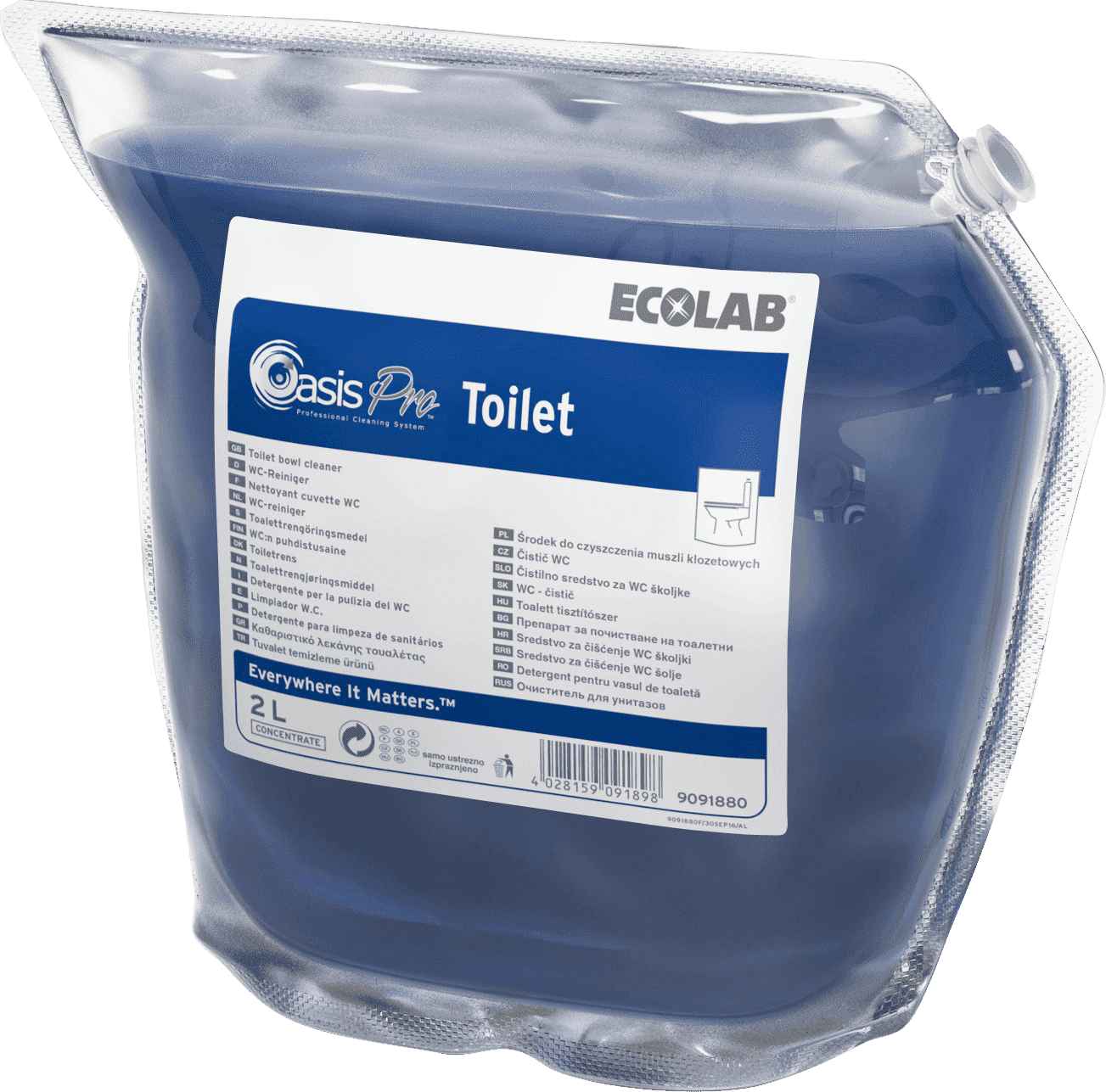 Ecolab Oasis Pro Toilet моющее средство для ежедневной профессиональной уборки в туалетах