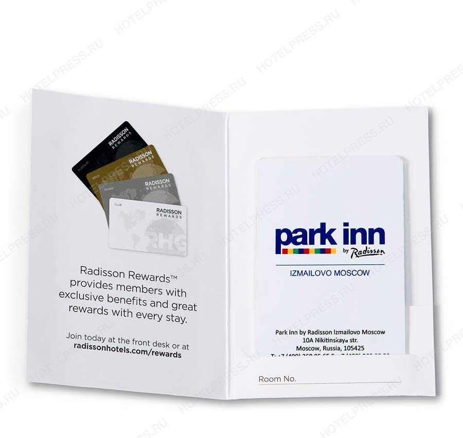 Кейхолдер для ключ-карты отеля Park Inn 1