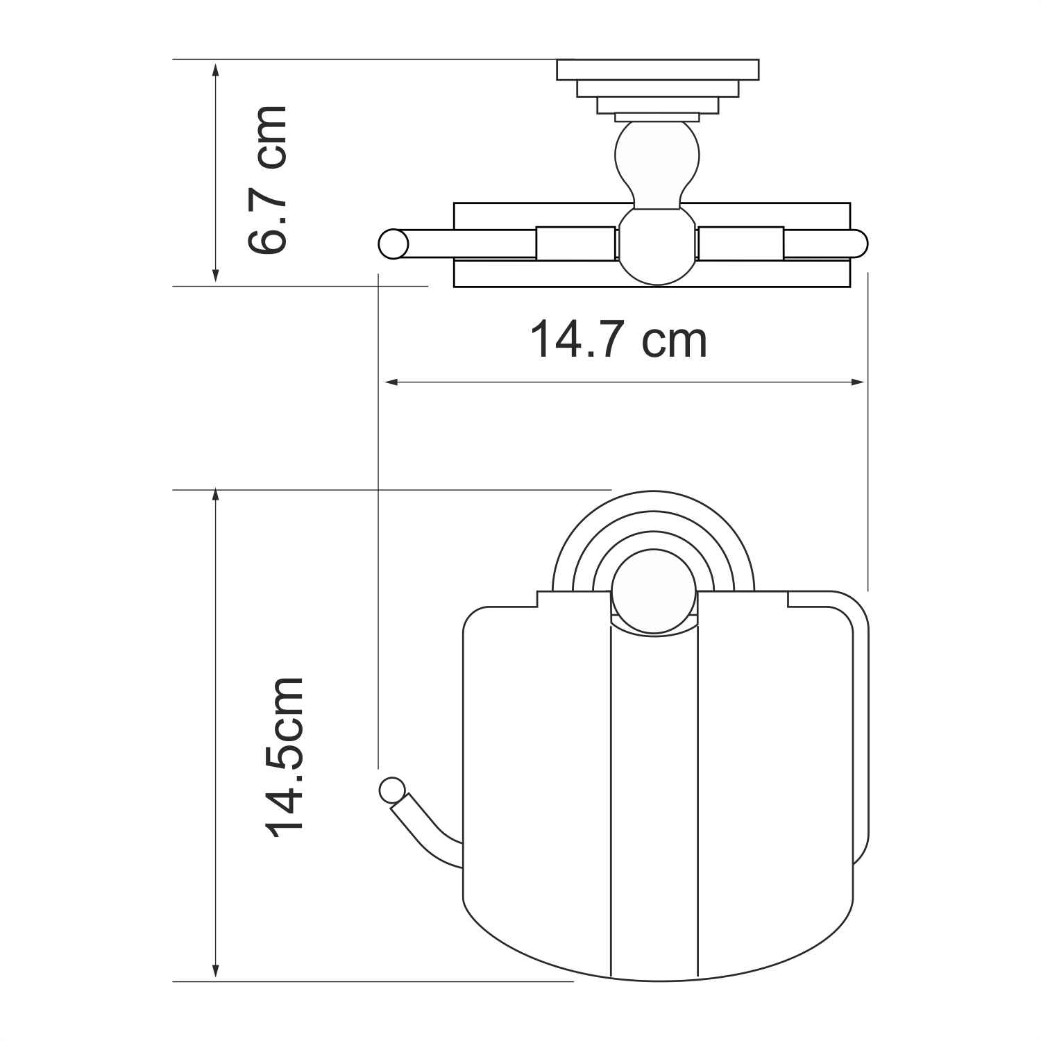 Ammer K-7025 Держатель туалетной бумаги 1