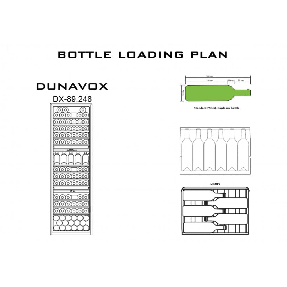 Винный шкаф для баров Dunavox, ЛИМАРС-Р 1