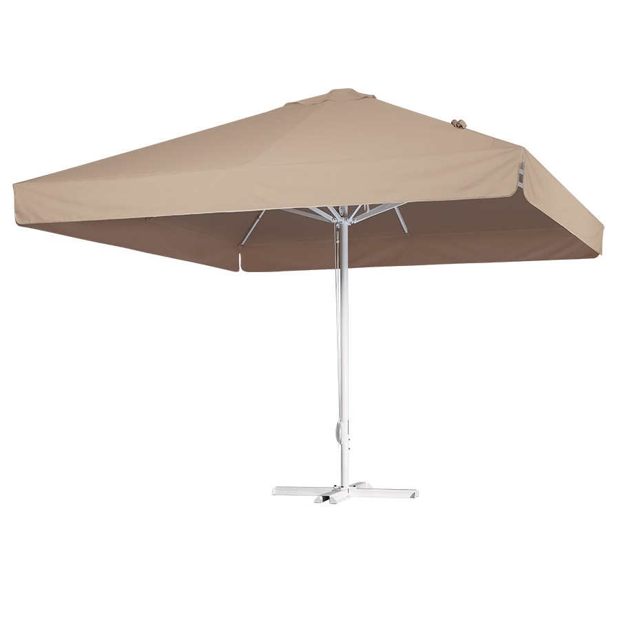 Зонт с центральной опорой 3,5х3,5 м, СТАНДАРТ 60 квадратный (Ткань Oxford 600D), бежевый 0