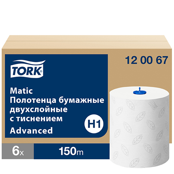 Tork Matic® 120067 Бумажные полотенца в рулонах, 6 шт., ФЛИТСЕРВИС Ко