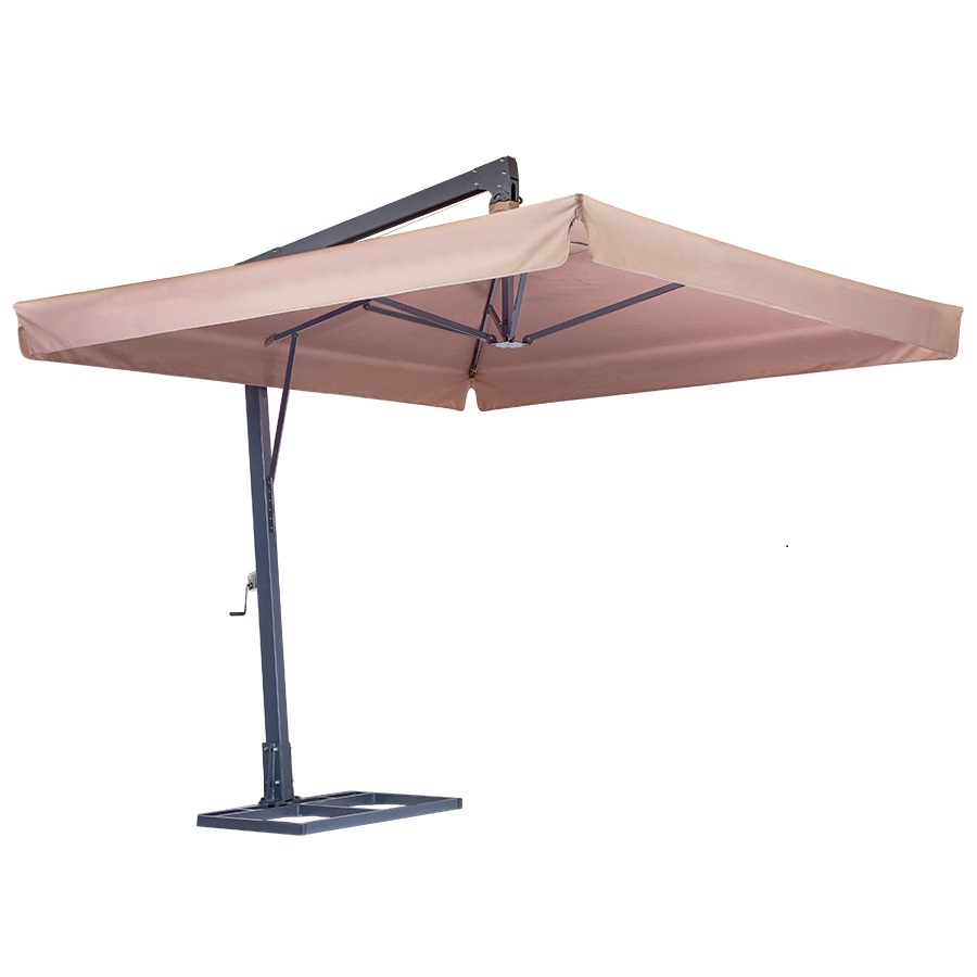 Зонт с боковой опорой 3х3 м ПРОФИ 100 (Ткань Oxford 600D), бежевый 0