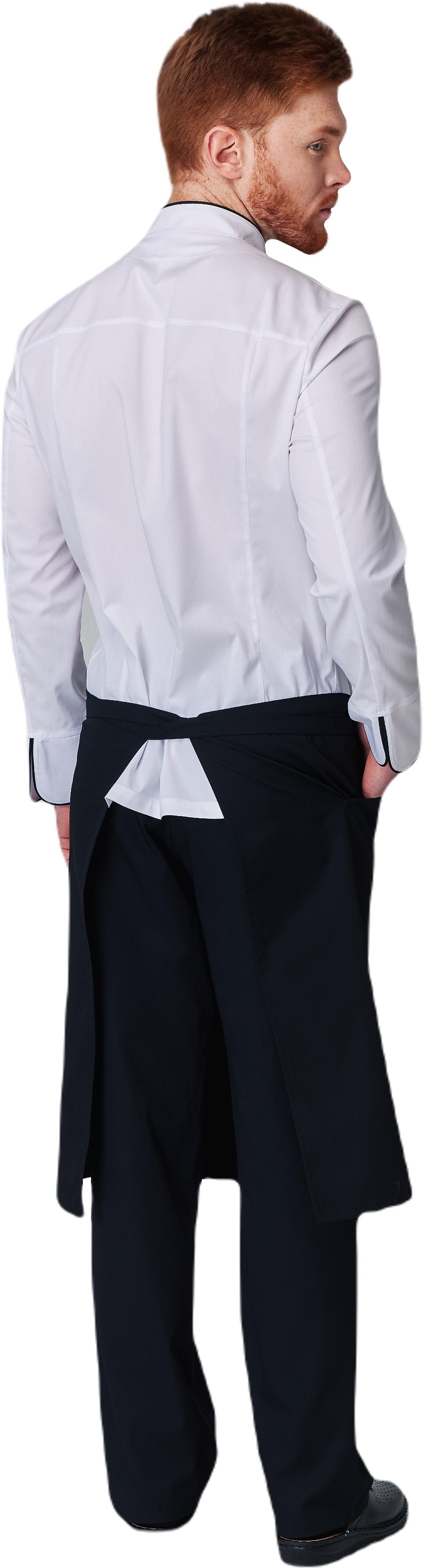 Комплект для повара SHEF - китель / фартук / брюки мужской белый 1
