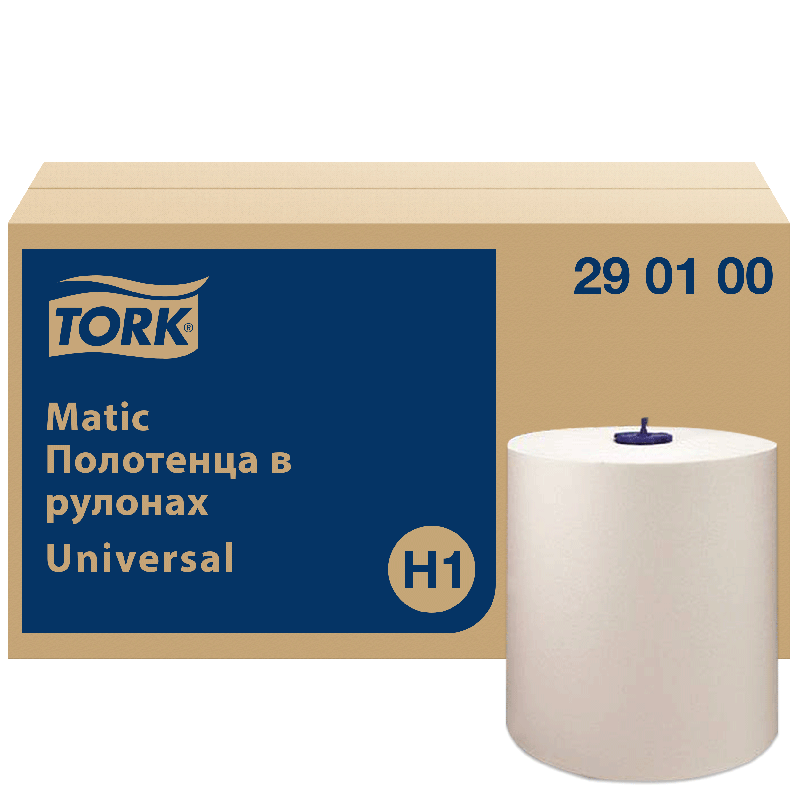 Tork Полотенца в рулонах, Tork Matic® 290100, категория Universal, 1-сл.