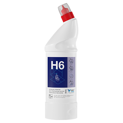 H6  Моющее средство для генеральной уборки унитазов и писсуаров