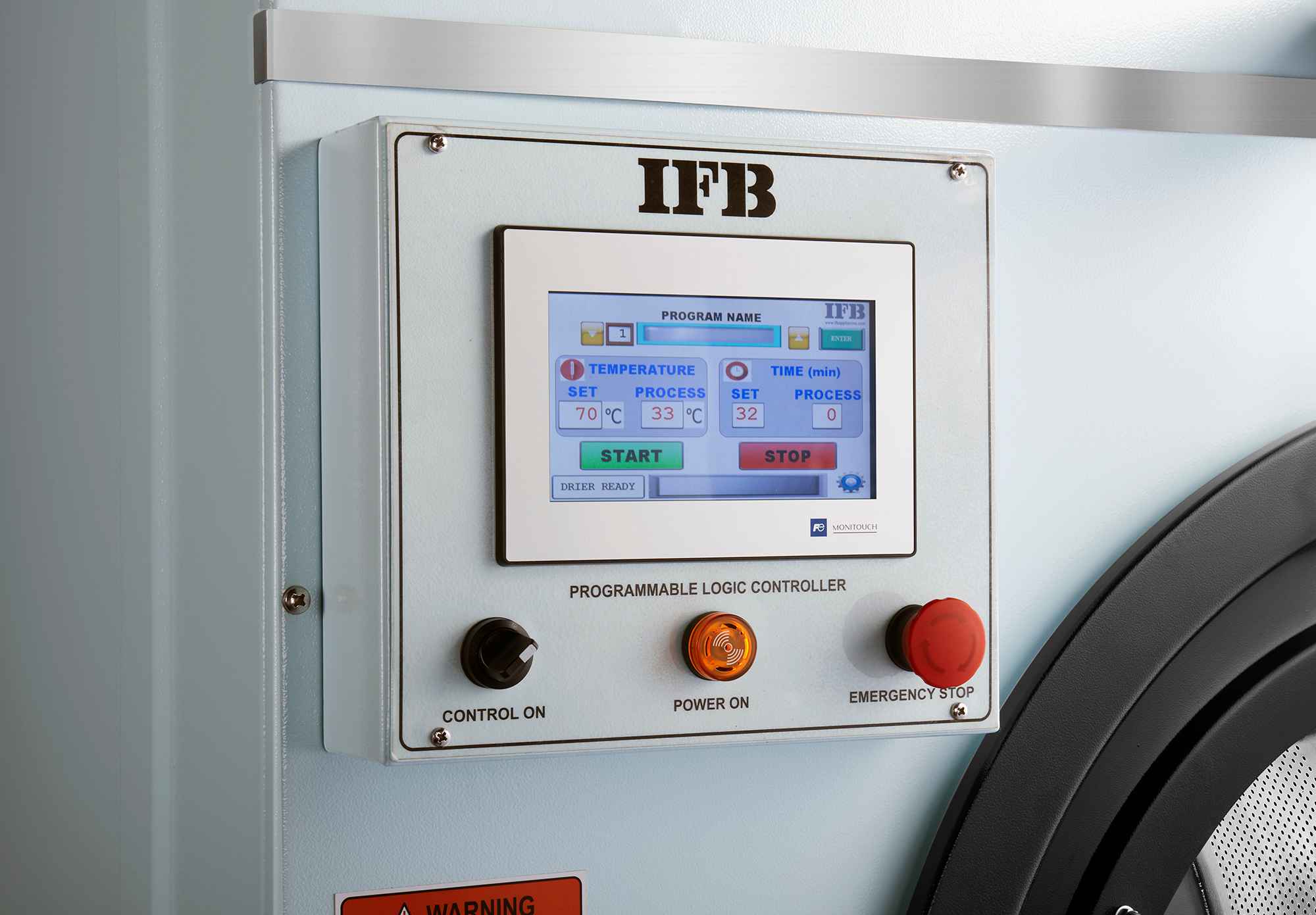 Профессиональный сушильный барабан, бренд IFB, модель ITD30, загрузка до 30  кг.  1